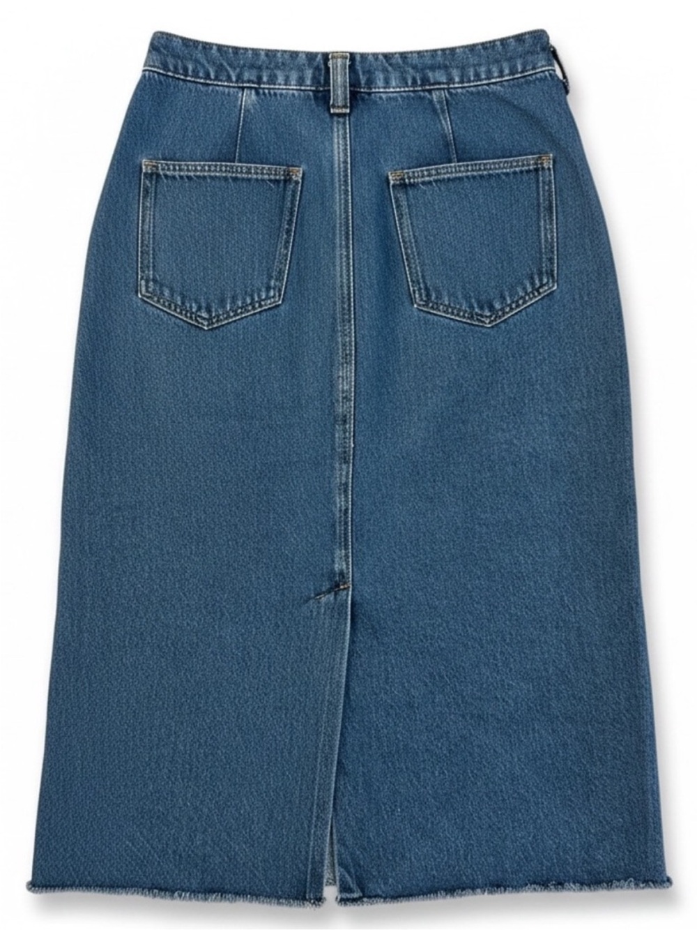 Pilcro Anthropologie Denim Midi Skirt Size 6 - Picture 4 of 11